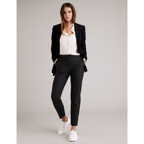 Wool Silk Blend Slim Fit Trousers - Marks & Spencer - Modalova