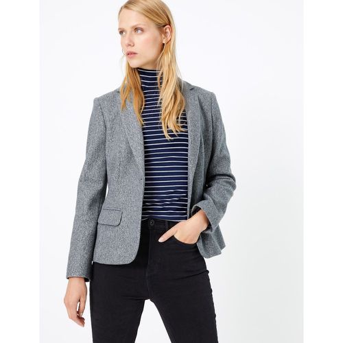 Flannel Jersey Blazer grey - Marks & Spencer - Modalova