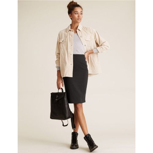 Knee Length Pencil Skirt black - Marks & Spencer - Modalova