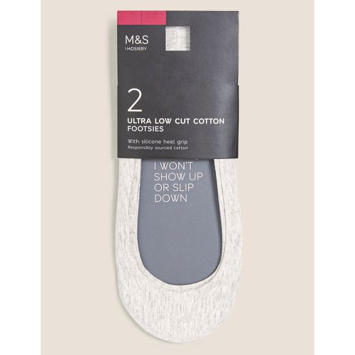 Pk Ultra Low Cut Footsies grey - Marks & Spencer - Modalova