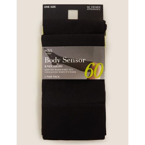 Pk 60 Denier Body Sensor™ Opaque Knee Highs - Marks & Spencer - Modalova