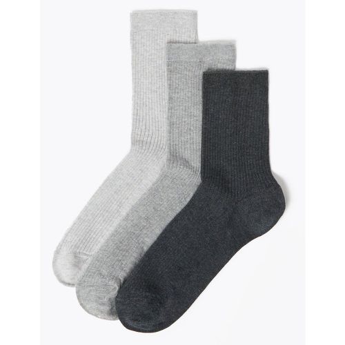 Pk Non Marking Ankle Socks grey - Marks & Spencer - Modalova