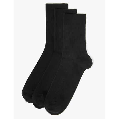 Pk Non Marking Ankle Socks black - Marks & Spencer - Modalova