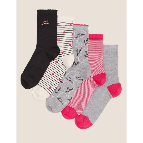 Pk Sumptuously Soft™ Ankle High Socks - Marks & Spencer - Modalova
