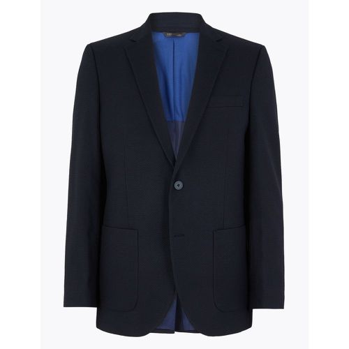 Regular Fit Textured Jacket - Marks & Spencer - Modalova