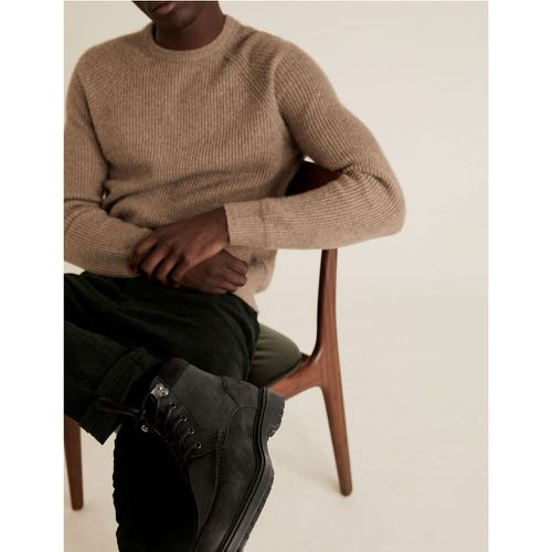 Leather Casual Boots black - Marks & Spencer - Modalova