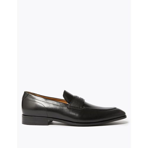 Leather Slip-On Loafers black - Marks & Spencer - Modalova