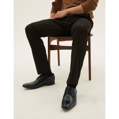 Leather Derby Shoes black - Marks & Spencer - Modalova