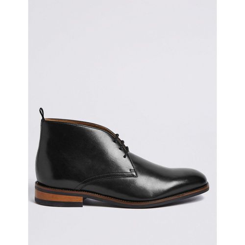 Big & Tall Leather Chukka Boots - Marks & Spencer - Modalova