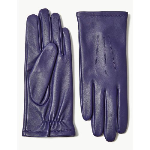 Leather Gloves purple - Marks & Spencer - Modalova