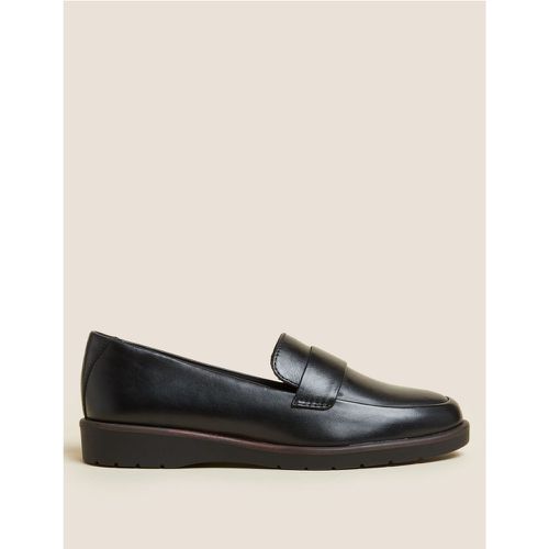 Leather Loafers black - Marks & Spencer - Modalova