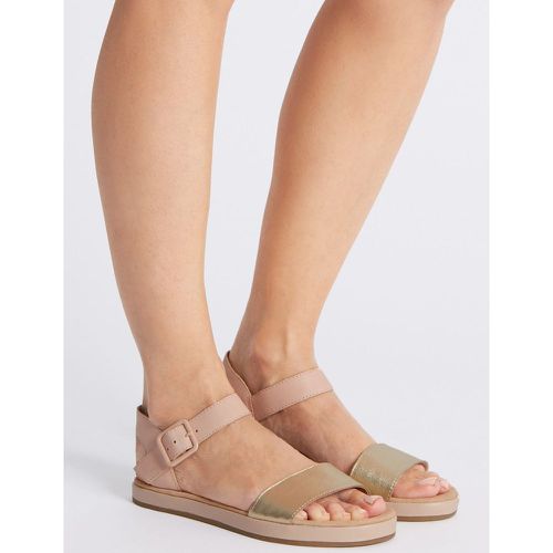 Leather Open Toe Sandals pink - Marks & Spencer - Modalova