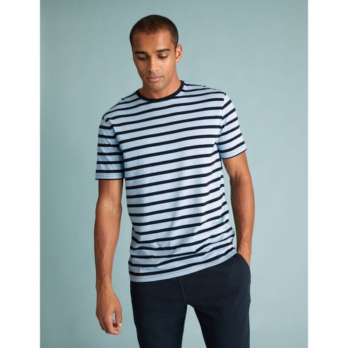 Pure Cotton Striped Pyjama Top navy - Marks & Spencer - Modalova