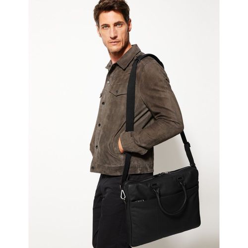Leather Briefcase black - Marks & Spencer - Modalova