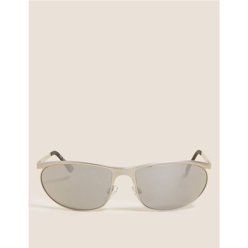 Metal Sport Sunglasses silver - Marks & Spencer - Modalova