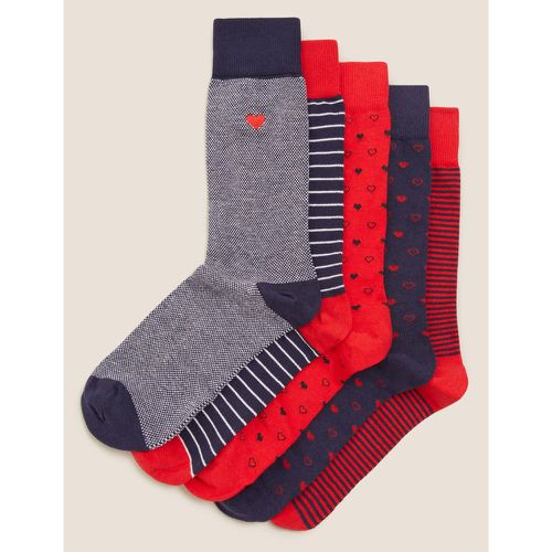 Pack Cool & Fresh™ Assorted Socks navy - Marks & Spencer - Modalova