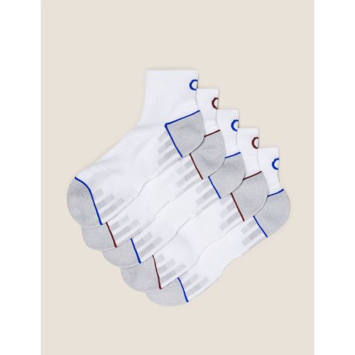 Pack Cushioned Quarter Socks white - Marks & Spencer - Modalova