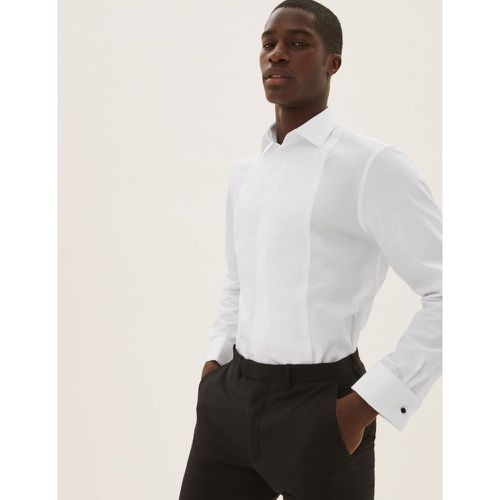 Regular Fit Easy Iron Shirt white - Marks & Spencer - Modalova