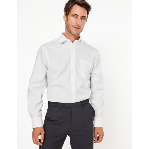 Shorter Length Regular Fit Twill Shirt - Marks & Spencer - Modalova