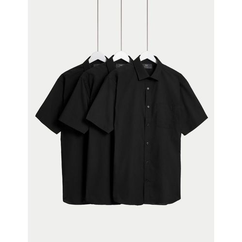 Pack Regular Fit Short Sleeve Shirts - Marks & Spencer - Modalova
