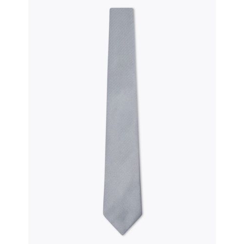 Slim Twill Tie grey - Marks & Spencer - Modalova
