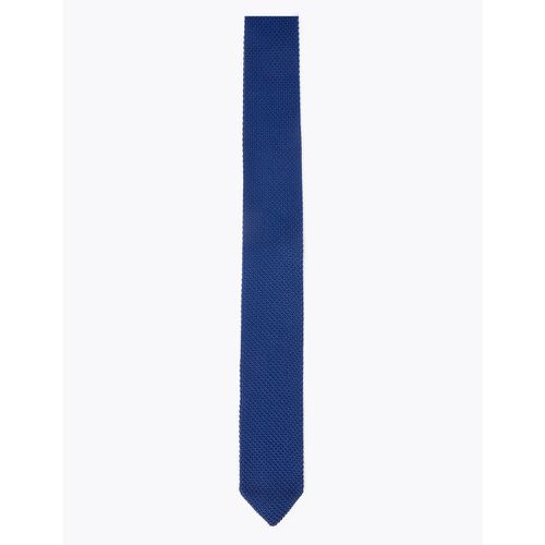 Skinny Knitted Tie blue - Marks & Spencer - Modalova