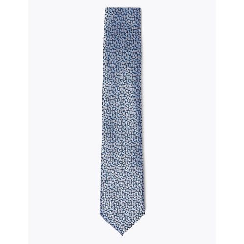 Geometric Skinny Tie blue - Marks & Spencer - Modalova