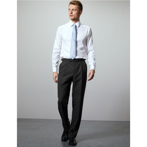 Charcoal Regular Fit Wool Blend Trousers - Marks & Spencer - Modalova
