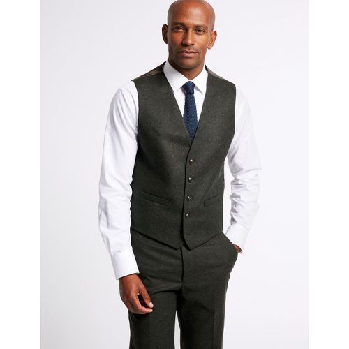 Tailored Fit Tailored Waistcoat green - Marks & Spencer - Modalova