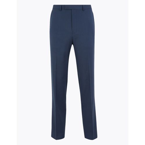Regular Fit Trousers with Stretch navy - Marks & Spencer - Modalova