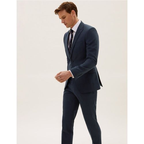 The Ultimate Slim Fit Wool Pinstripe Jacket - Marks & Spencer - Modalova