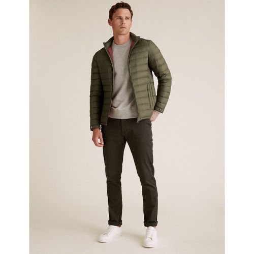 Down & Feather Puffer Jacket green - Marks & Spencer - Modalova