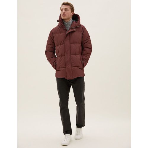 Hooded Puffer Jacket with Thermowarmth™ red - Marks & Spencer - Modalova