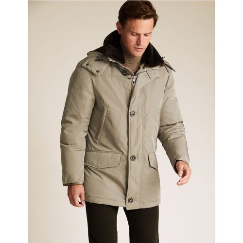 Down & Feather Parka Jacket with Stormwear™ beige - Marks & Spencer - Modalova