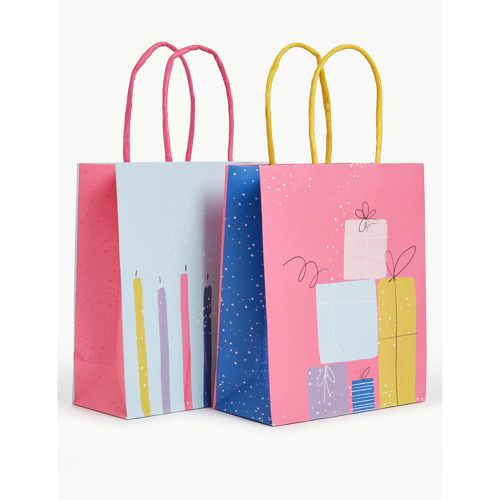 Pack of 6 Small Gift Bags - Marks & Spencer - Modalova