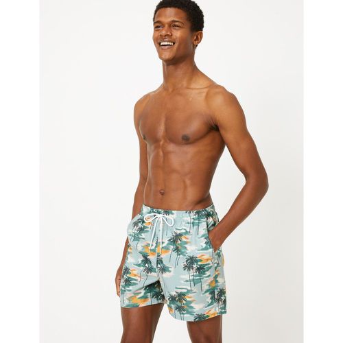 Quick Dry Hawaiian Swim Shorts blue - Marks & Spencer - Modalova