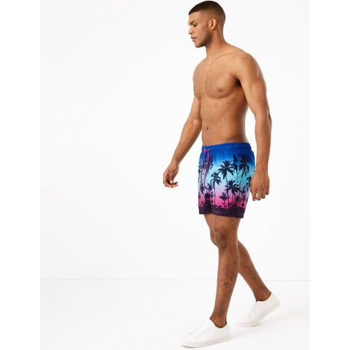 Quick Dry Dip Dye Print Swim Shorts pink - Marks & Spencer - Modalova