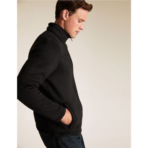 Zip Up Fleece Jacket grey - Marks & Spencer - Modalova