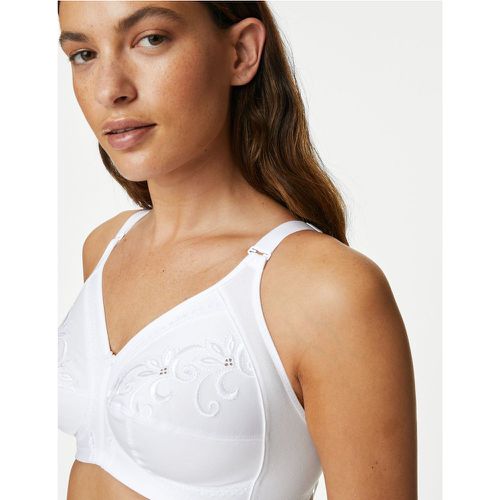 Embroidered Non-Wired Total Support Bra