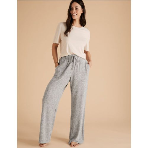 Cosy Lounge Wide Leg Pants grey - Marks & Spencer - Modalova