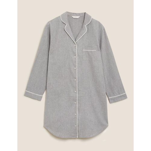 Cotton Sparkle Nightshirt grey - Marks & Spencer - Modalova