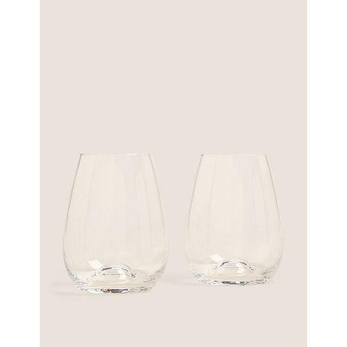Set of 2 Maxim Stemless Wine Glasses beige - Marks & Spencer - Modalova