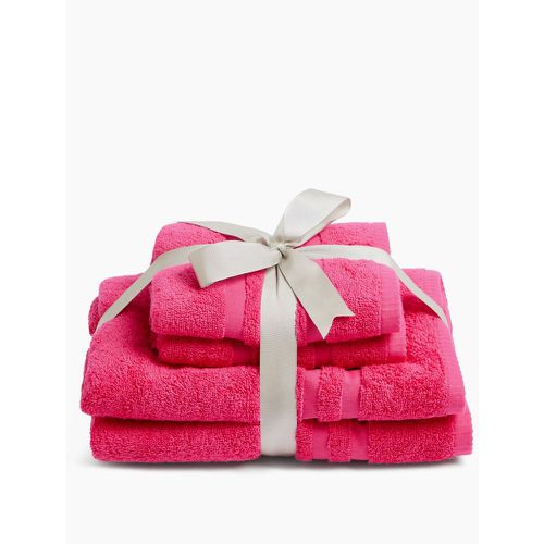Piece Super Soft Pure Cotton Towel Bale pink - Marks & Spencer - Modalova