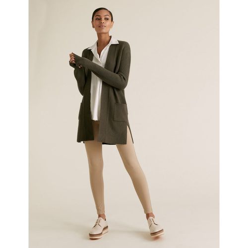 Soft Touch Knitted Longline Cardigan green - Marks & Spencer - Modalova