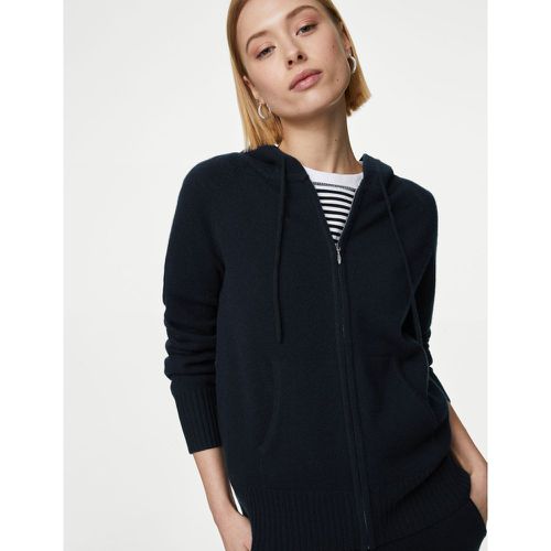 Pure Cashmere Knitted Relaxed Hoodie - Marks & Spencer - Modalova