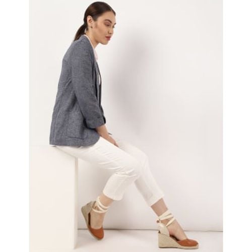 Womens Linen Pocket Front Blazer - - M&S Collection - Modalova