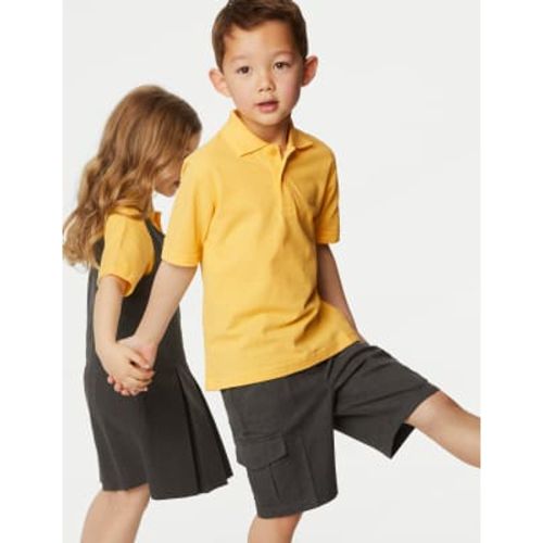 Unisex,Boys,Girls 3pk Unisex Stain Resist School Polo Shirts (2-18 Yrs) - - M&S Collection - Modalova