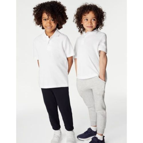 Unisex,Boys,Girls 3pk Unisex Stain Resist School Polo Shirts (2-18 Yrs) - - M&S Collection - Modalova