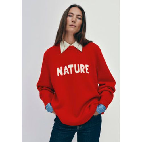 Womens Merino Wool Nature Oversized Jumper With Cashmere - - M&S X BELLA FREUD - Modalova