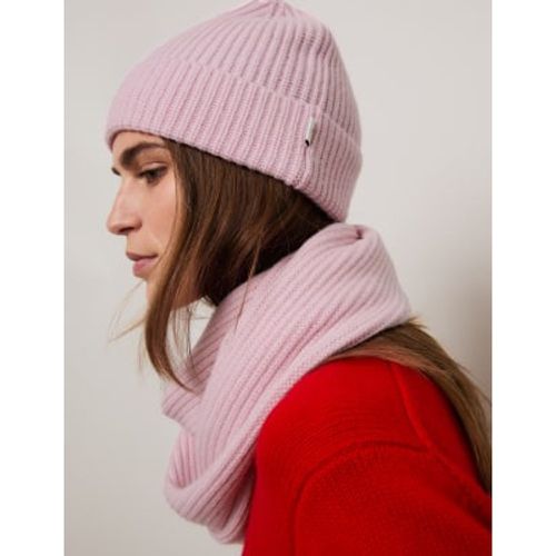 Womens Merino Wool Blend Beanie Hat With Cashmere - - M&S X BELLA FREUD - Modalova